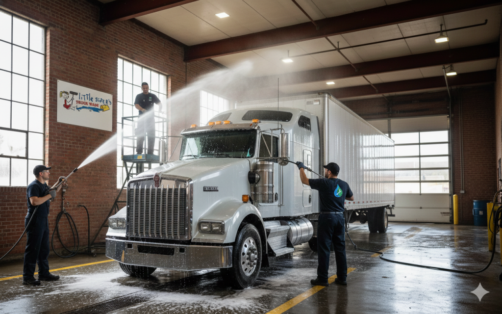 How Scheduled Washes Tie Into Preventive Maintenance for Trucks