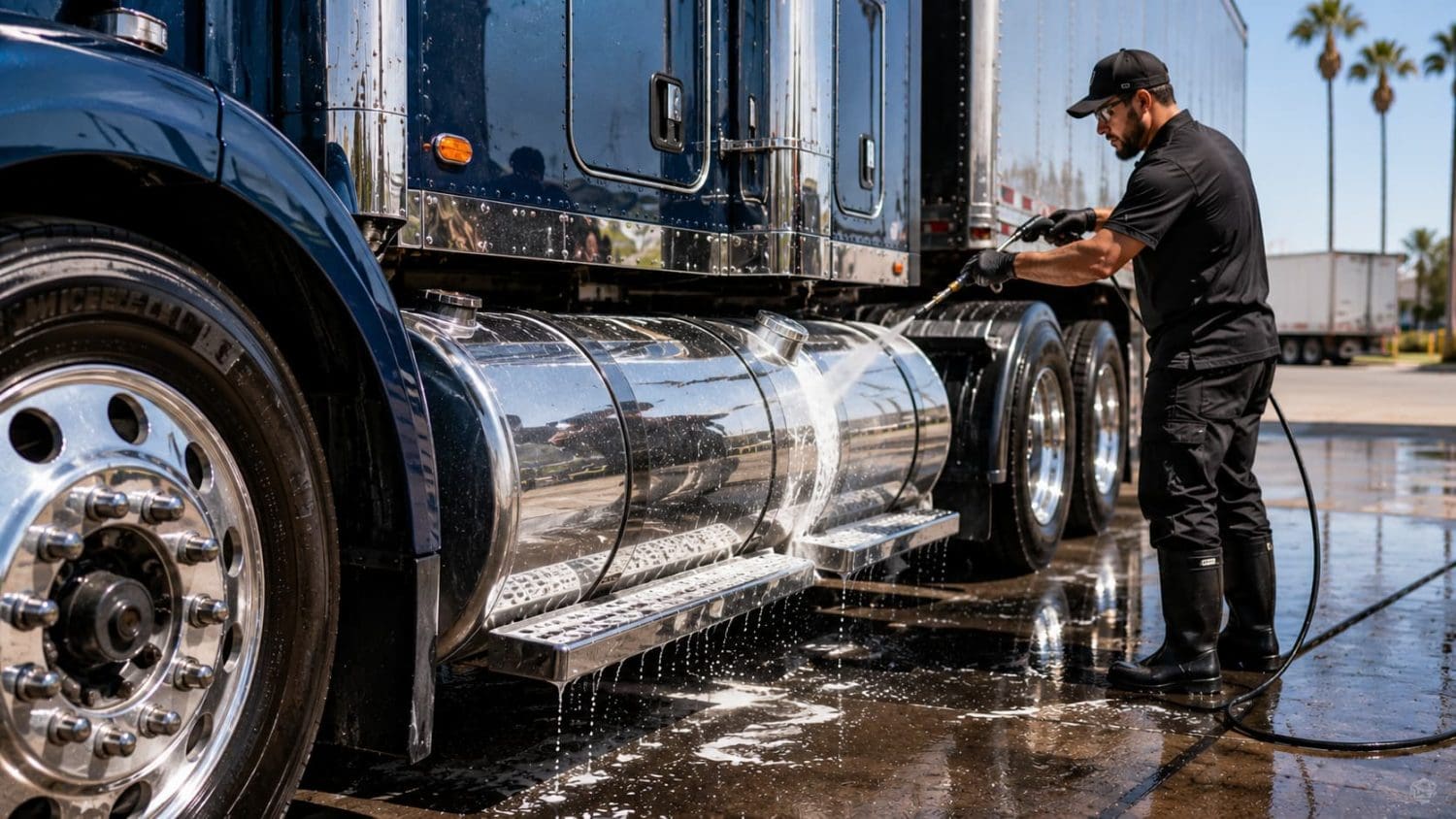 The Importance of Aluminum Brightening for Commercial Trucks